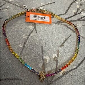 🌈Kurt Geiger Rainbow Crystal Necklace🌈